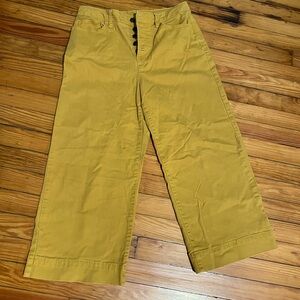 Mustard Yellow Wide Leg Pants
